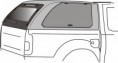 Cover King -  Profi hardtop (v barvě vozu) boční výklopné dveře